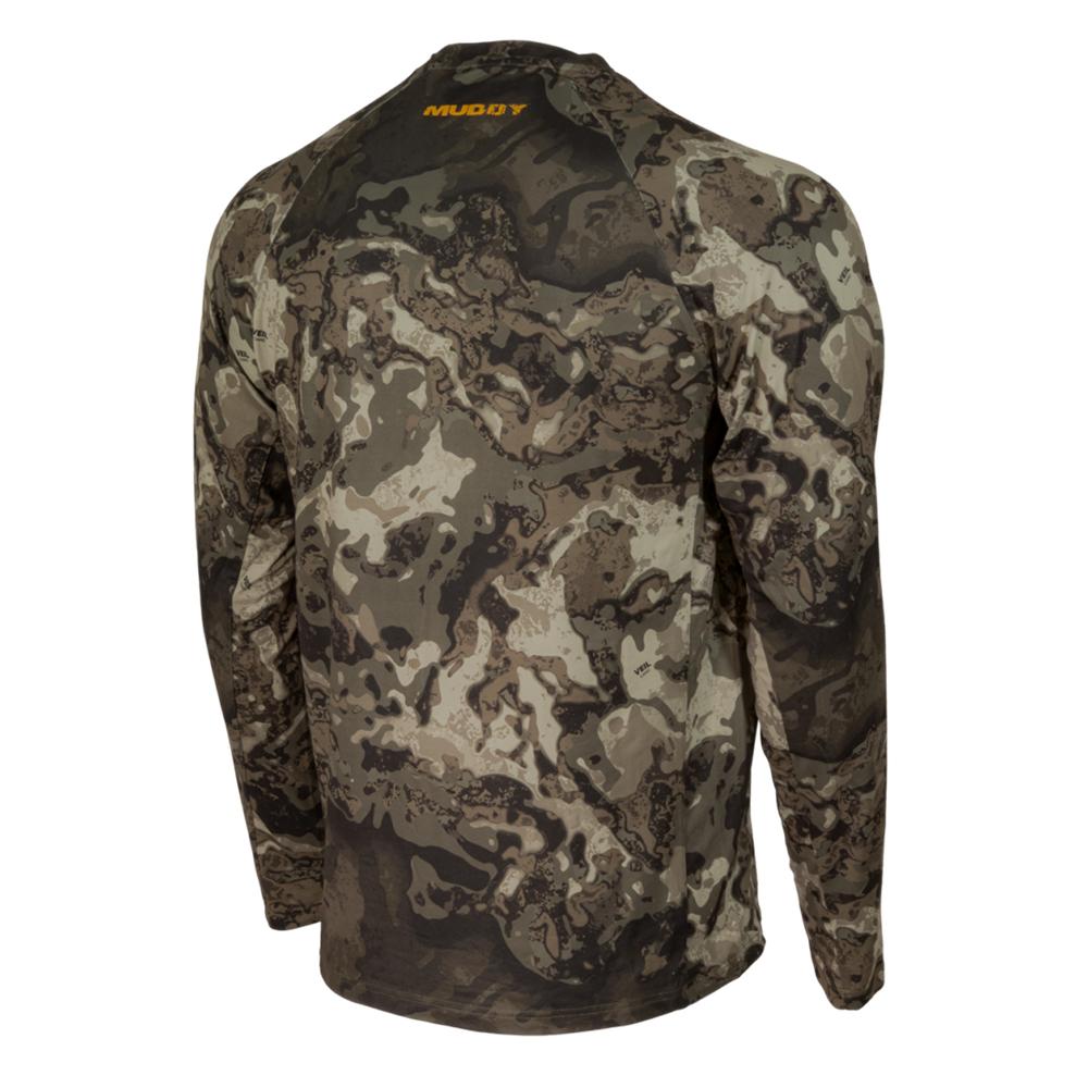Gsm Muddy Base Layer Crew Long Sleeve Shirt Veil Canyon Grey 2XL