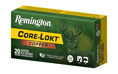 Remington Core-Lokt Copper Rifle Ammunition 360 Buckhammer 160gr HP 2275 fps 20/ct