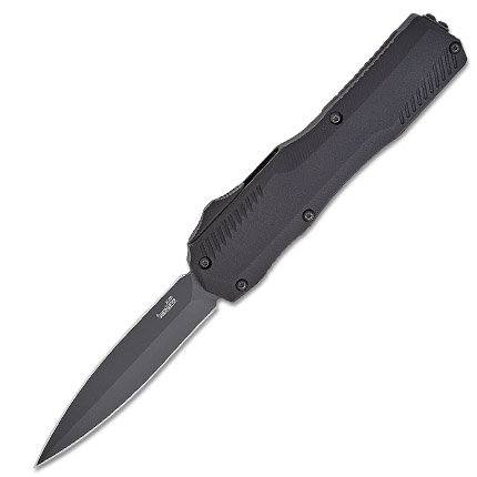 Kershaw Livewire Double Edge Automatic OTF Knife 3-1/2" Spear Point Blade Black