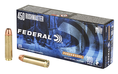FEDERAL 450 BUSHMASTER 300GR POWER-SHOK SP 20RD/BX 10BX/CS
