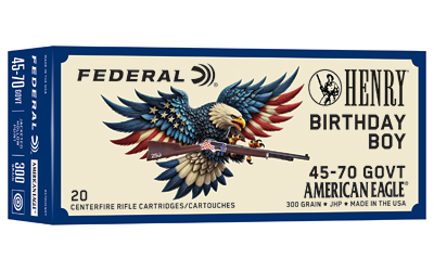 Federal Henry 250th Anniversary Rifle Ammunition .45-70 Govt 300gr HP 1850 fps 20/ct