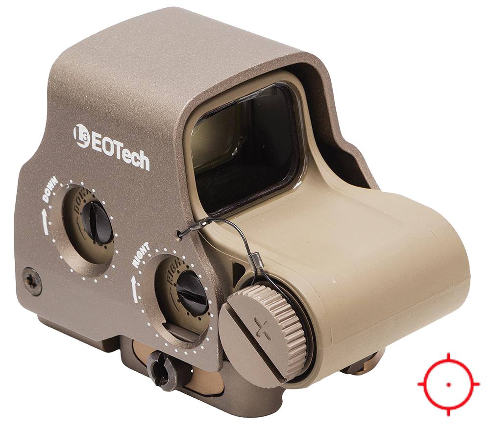 EOTech HWS EXPS3 Holographic Weapon Sight - Night Vision Compatible 68 MOA Ring w/ (2) 1 MOA Dots - Tan