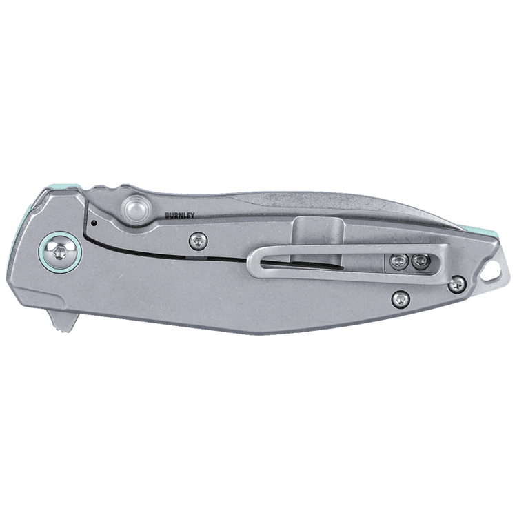 Columbia River Knife & Tool CKRT Ibis Folding Knife 3-1/10" Drop Point Blade Blue