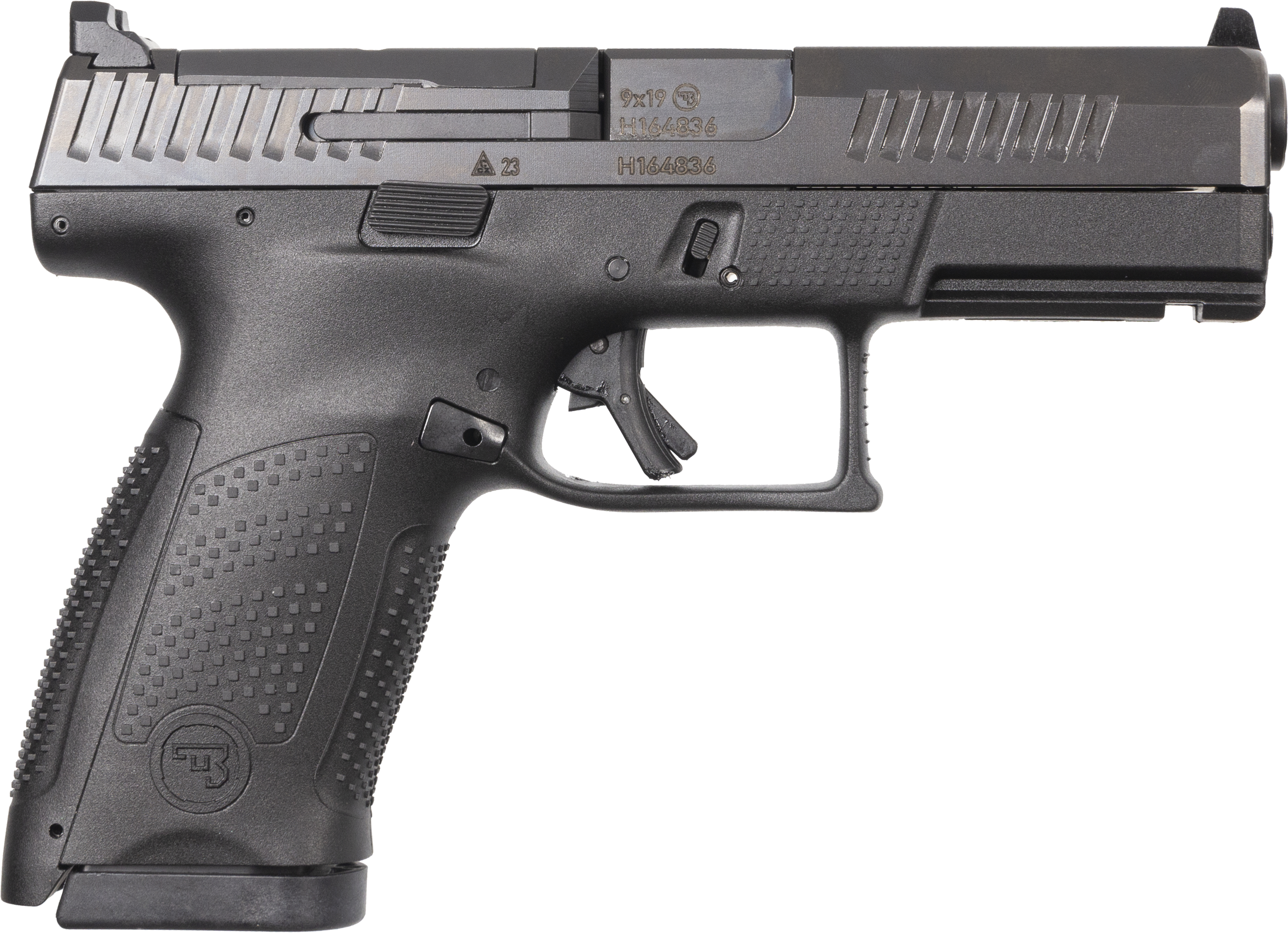 CZ USA P-10 C Handgun 9mm Luger 10rd Magazine 4" Barrel Black Optic Ready Fixed Sights