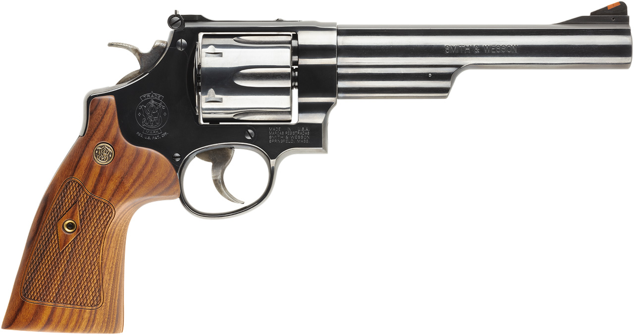 Smith & Wesson Inc. S&W Classics M29 Handgun .44 Rem Mag 6rd Capacity 6.5" Blued Barrel Wood Grips with Box