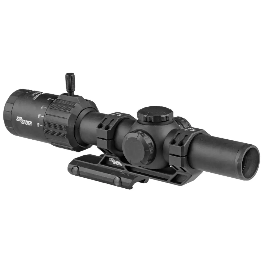 Sig Sauer Tactical Tango-MSR LPVO Rifle Scope 1-6x24 Illum MSR BDC6 incl/ Alpha MSR Mount Black