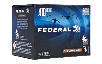 FEDERAL SPEED-SHOK HIGH VELOCITY STEEL 410GA 3" 3/8OZ 6 AMMO 25RD