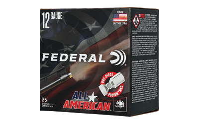 Federal All American Shotshells 12ga 2-3/4" 1-1/8oz 1200 fps #7.5 25/ct