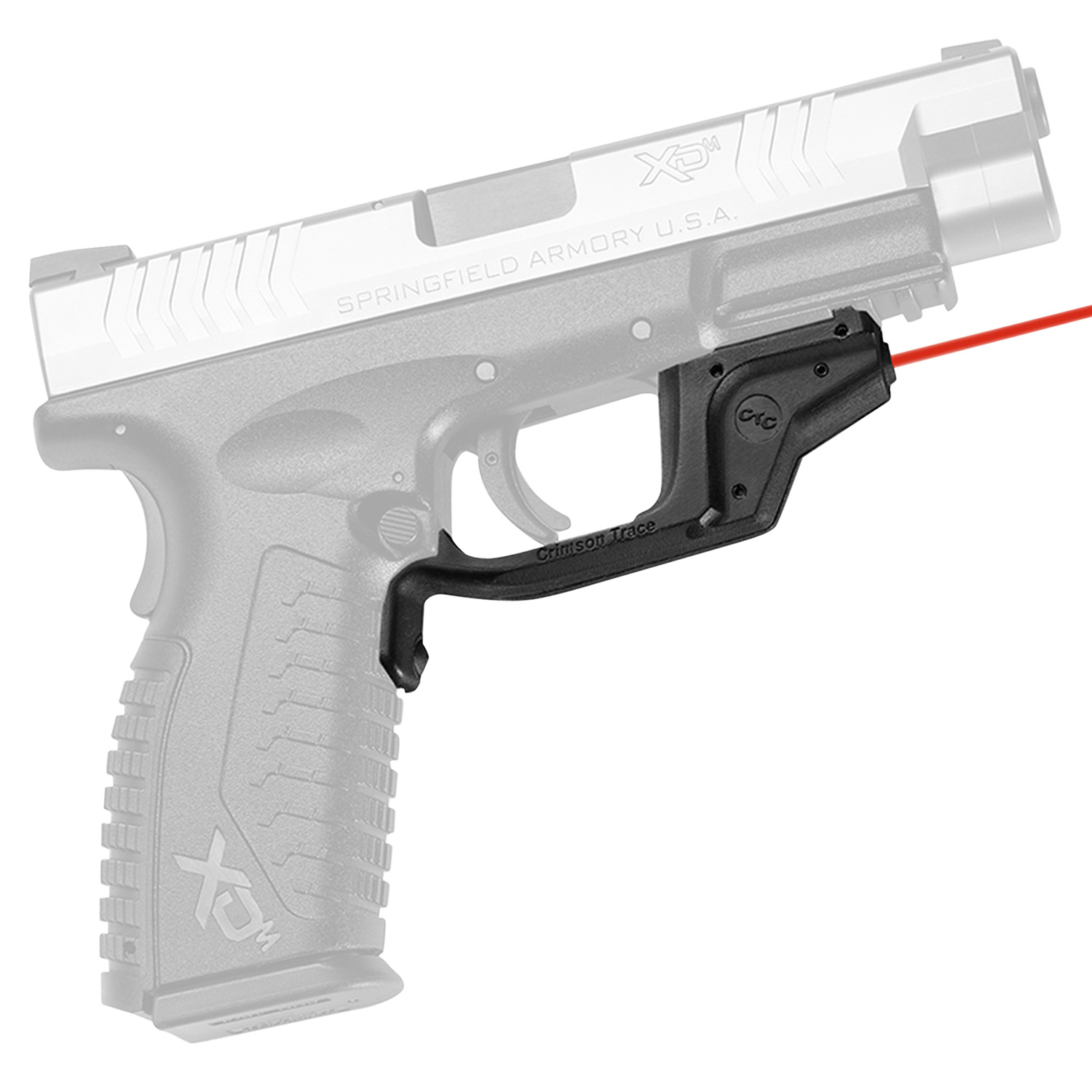Crimson Trace Laserguard Red Laser Springfield Armory XD and XD/XDM