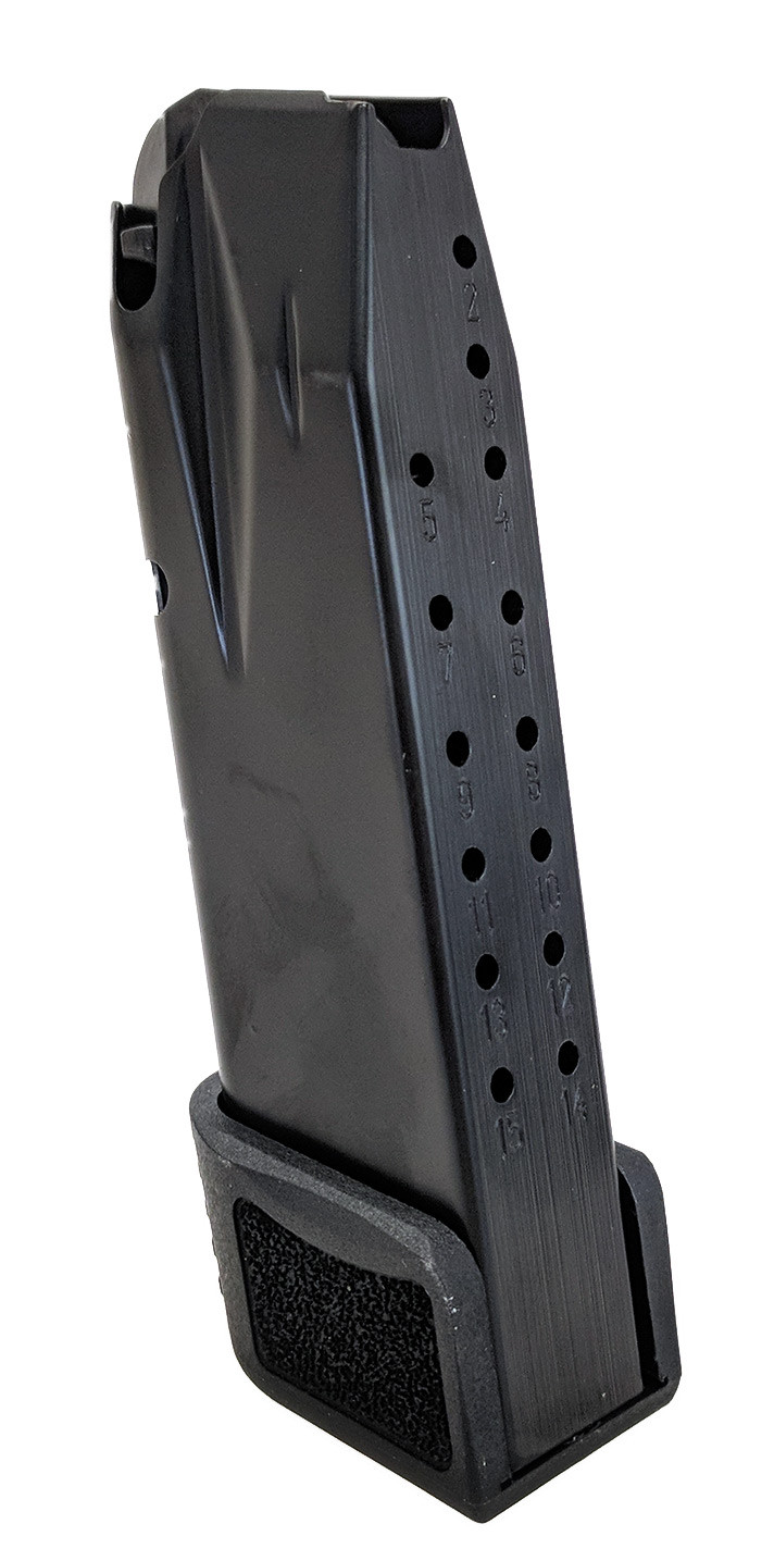 Canik TP9 Elite SC Handgun Magazine with Finger Rest 9mm Luger 15/rd