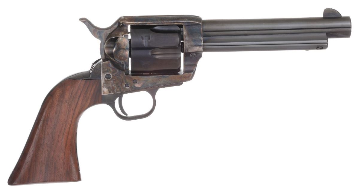 Taylors & Company 1873 SA Army Grip Handgun .357 Mag 6rd Capacity 5.5" Barrel Black with Walnut Grip