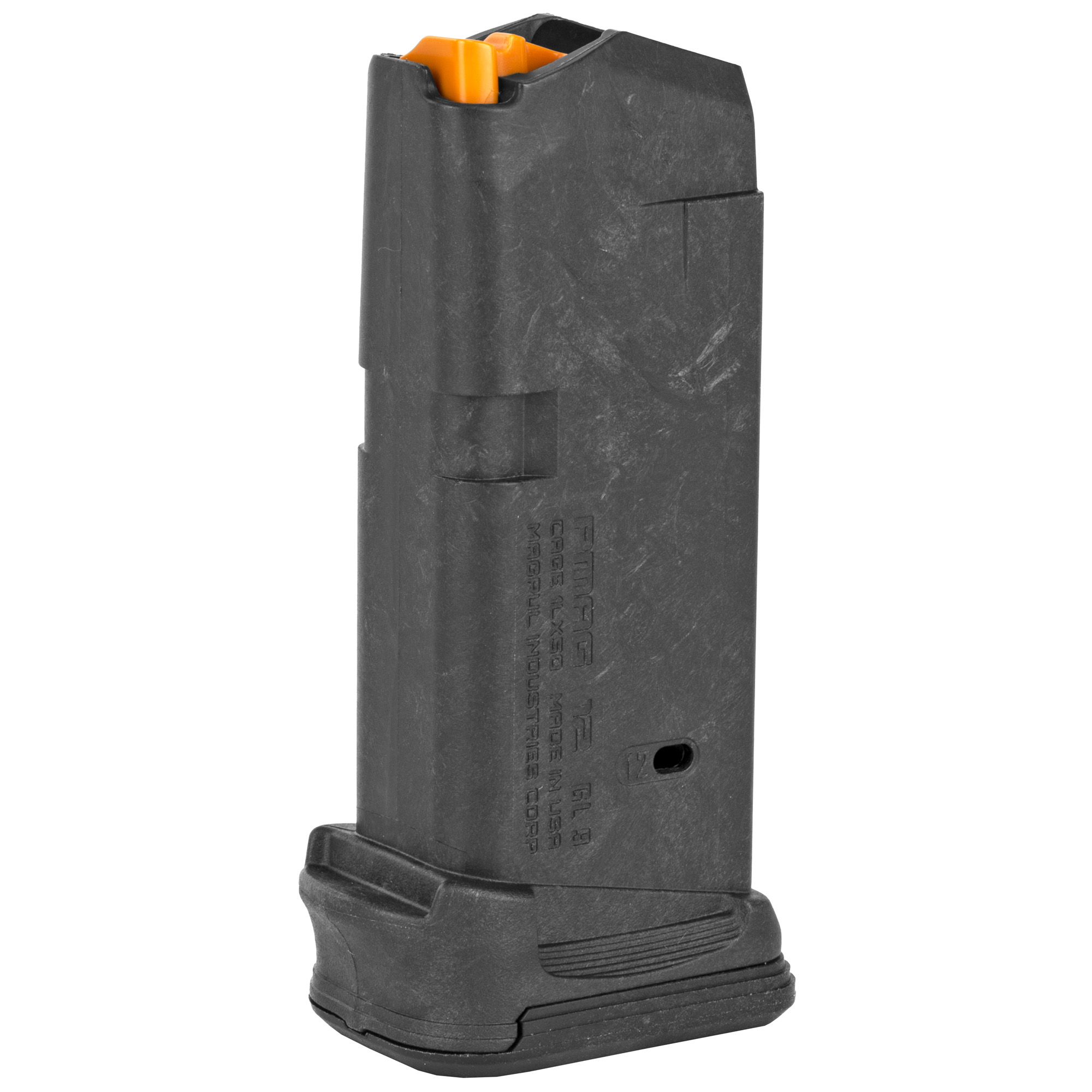 Magpul MAG674BLK PMAG 12 GL9 Rifle Magazine Black For Glock Model 26 9mm Luger 12/rd