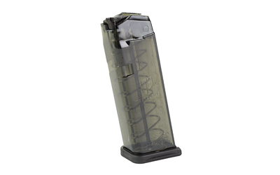 Elite Tactical Systems Smoke Series Glock Handgun Magazine for Glock 19/19X/26 9mm Luger 10/rd