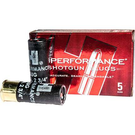 Hornady Superformance 12 ga 2 3/4" 300 gr Slug 1950 fps - 5/ct
