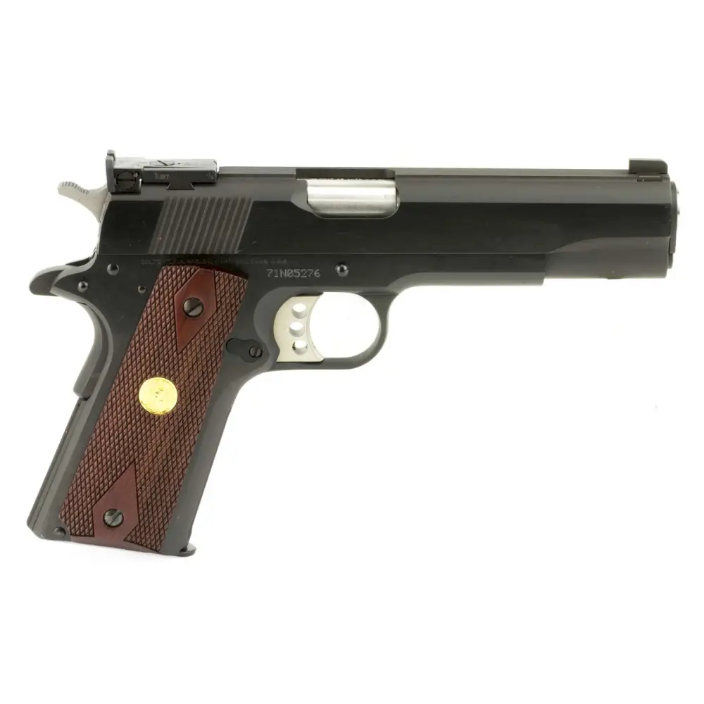 Colt Gold Cup National Match Handgun .45 Auto 8rd Magazine 5" Barrel Blued Finish