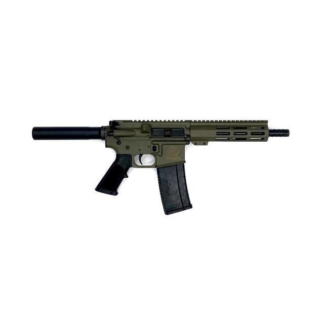 10 Ring Great Lakes AR-15 Pistol .223 Wylde 30rd Magazine 7.5" Nitride Barrel OD Green Finish