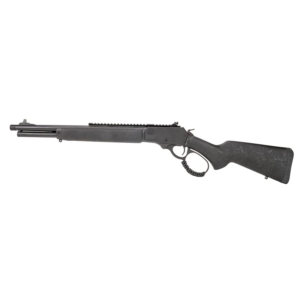 Taurus InternationalInc - Rossi Rossi R95 Trapper Triple Black Lever Action Rifle .357 Mag/.38 Spl 8rd Capacity 16.5" Threaded Barrel Black Wood Stock