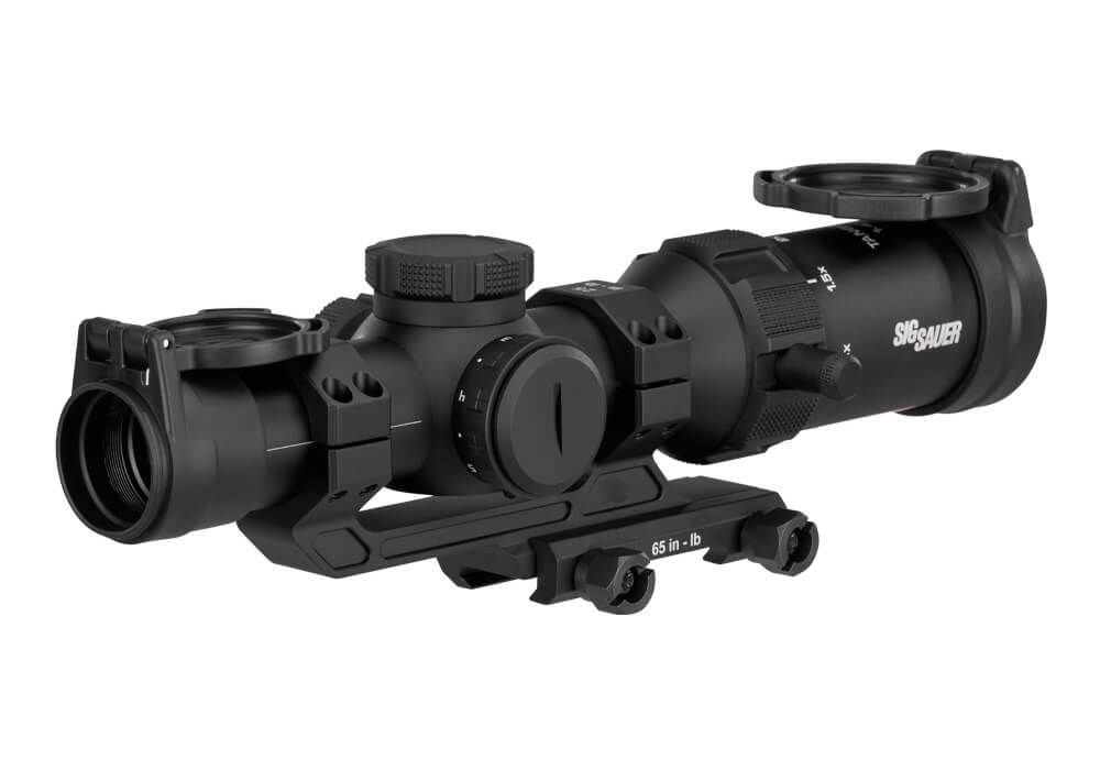 SIG SAUER TANGO SPR 1-4X24MM SCOPE 30MM SFP HELLFIRE FL4 ILLUMINATED, 0.5MOA BLACK W/ MOUNT