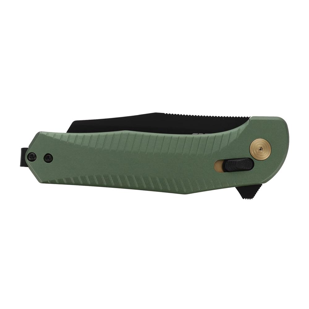 SOG Knives Diverge XR Folding Knife 3" Sheepsfoot Blade Black and Forest Green