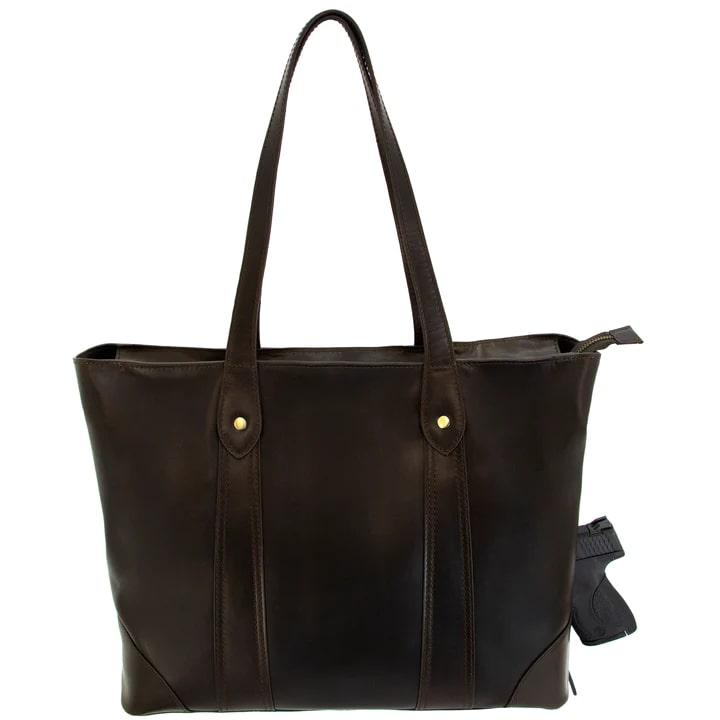 Rugged Rare Cameleon Juno Gaia Concealed Carry Handbag Chestnut
