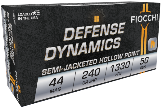 Fiocchi Pistol Shooting Dynamics Handgun Ammunition .44 Mag 240 gr JHP 1330 fps 50/ct