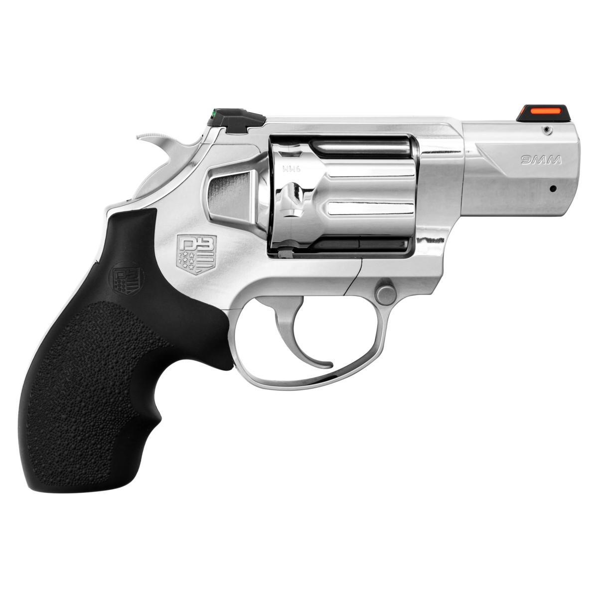 Diamondback SDR 9MM 6 Round 2" Barrel Double Action w/ Fiber Optic Sights Polished Stainless