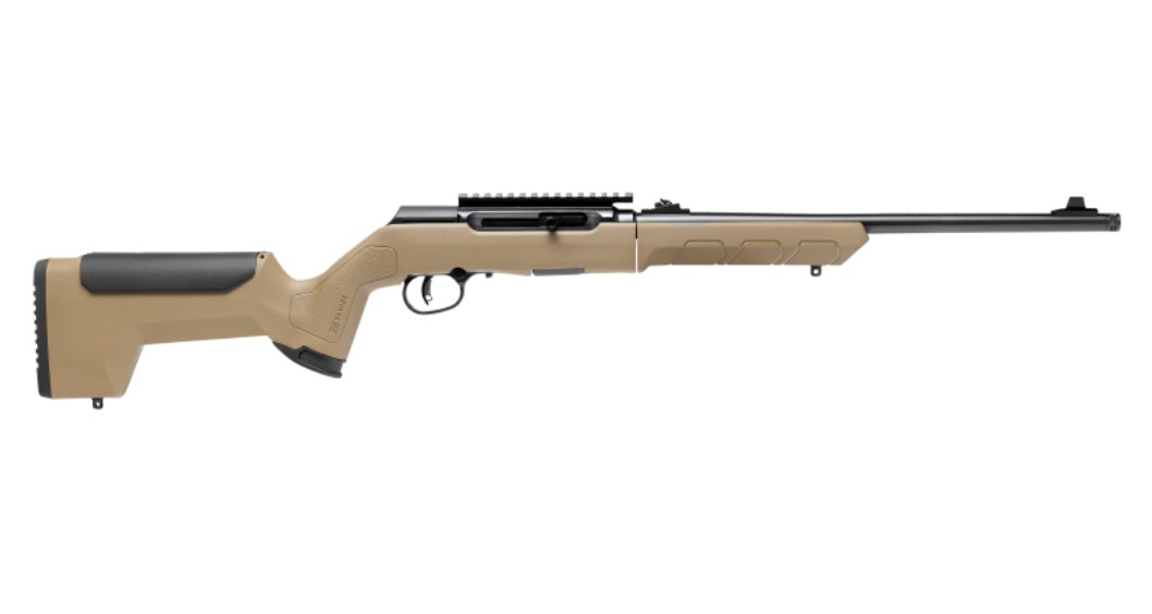 Savage Arms A22 Takedown Rifle .22 LR 10rd Magazine 18" 1/2x28 Threaded Barrel FDE