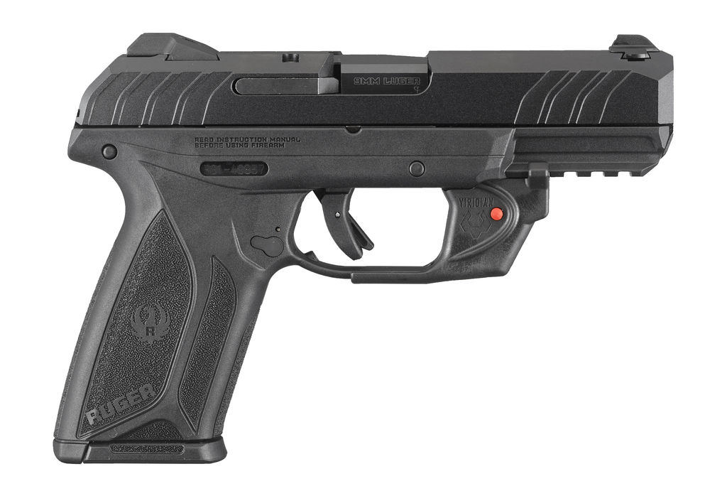 Sturm Ruger & Co Ruger Security-9 with Viridian Laser 9mm Luger 15rd Magazine 4" Barrel Black