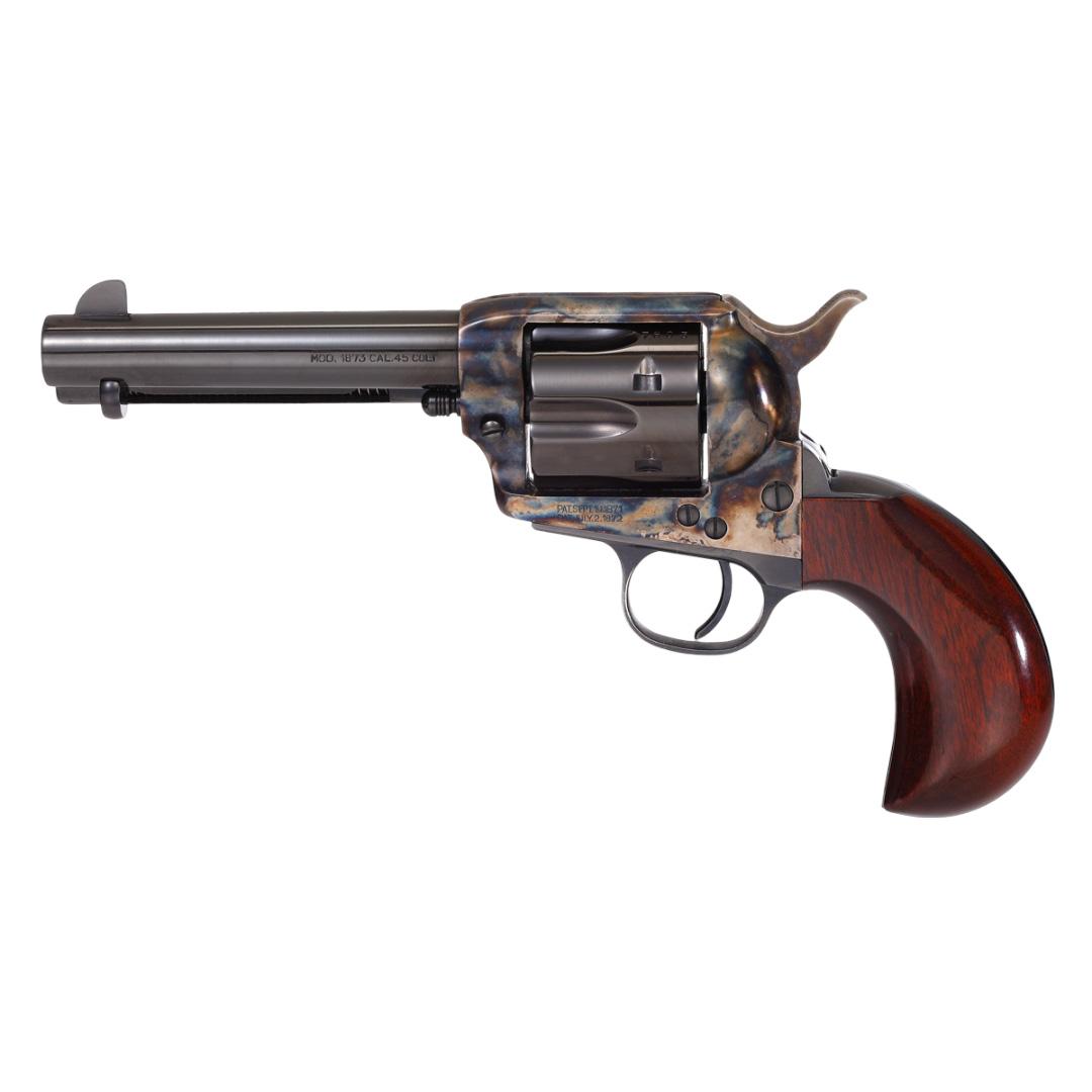 Taylors & Company 1873 Cattleman Handgun .357 Mag/.38 Spl 6rd Capacity 4.75" Blued Barrel Case Hardened Frame Wood Grip