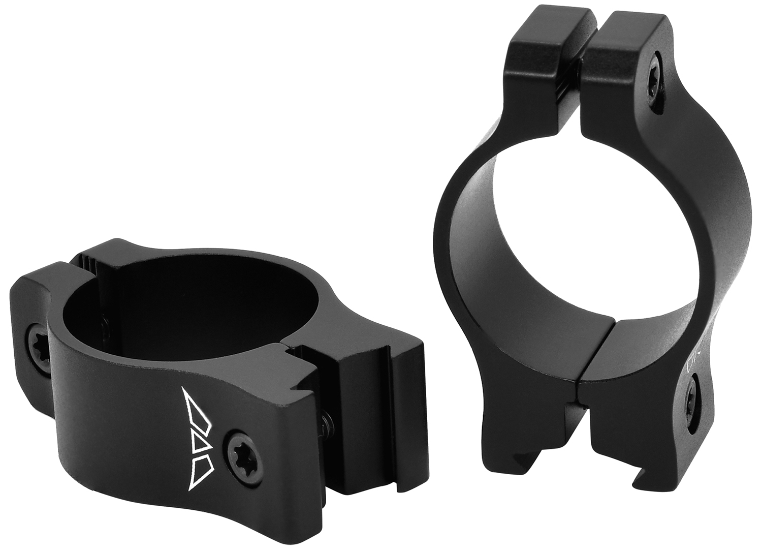 Warne Vapor 2-Piece Rimfire Scope Rings 1'' Low - Anodized