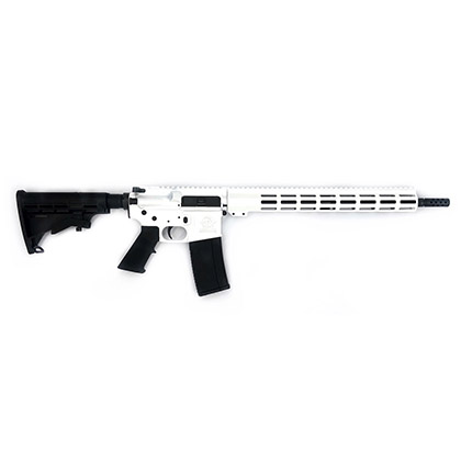 10 Ring GLFA AR-15 Rifle .223 Wylde 30rd Magazine 16" Nitride Barrel White Frame