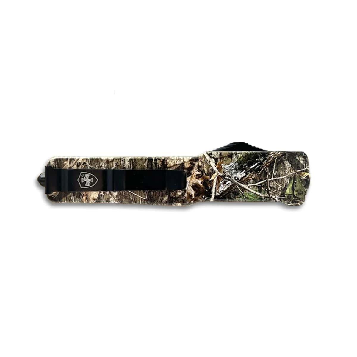 Templar Knife Premium Weighted Large Knife 3-1/2" D2 Dagger Blade Mossy Country DNA