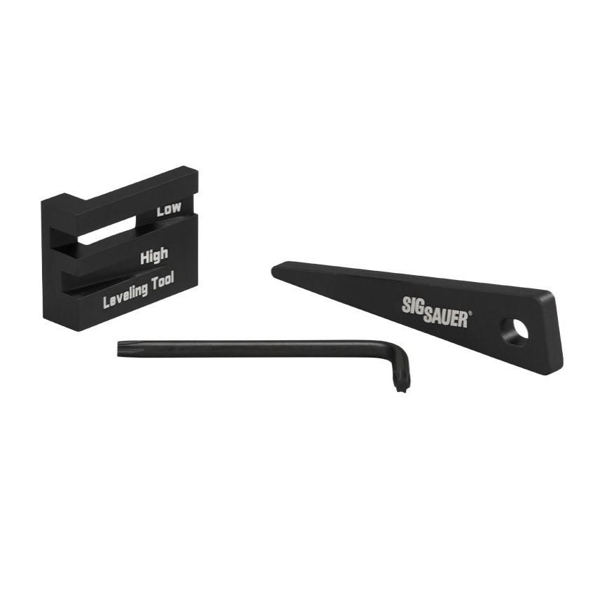 Sig Sauer Alpha6 Scope Ring Set 34mm Extra High Profile 1.25" Al Matte Black
