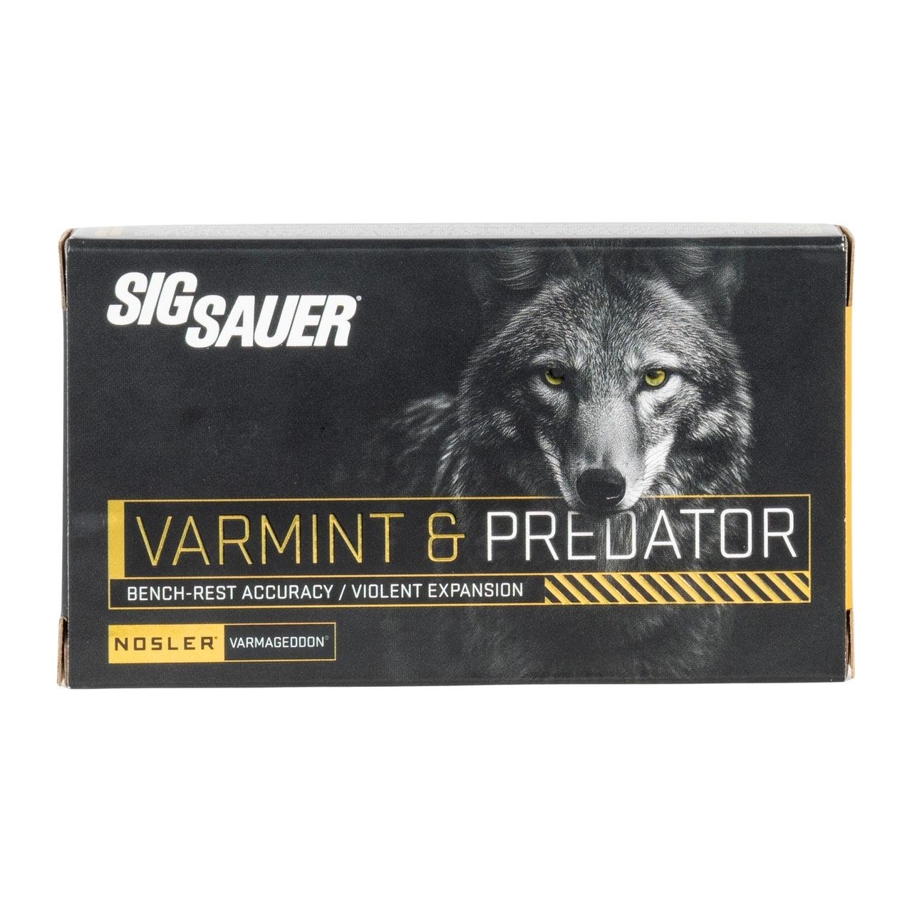 Sig Sauer Varmint & Predator Rifle Ammunition 243 Win 70 gr PT 20/ct