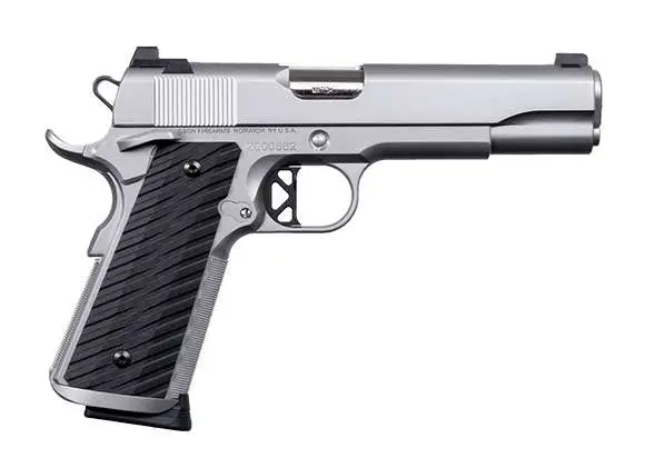 DAN WESSON VALOR 45ACP PISTOL 5" STS, TRITIUM SIGHTS, AMBI, G10 GRIP 8RD