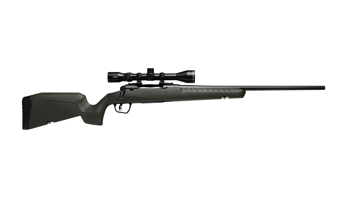 Savage dSAVAGE AXIS 2 XP 308WIN RIFLE BOLT 22" GREEN/BLACK SCOPE INCLUDED 1-4RD