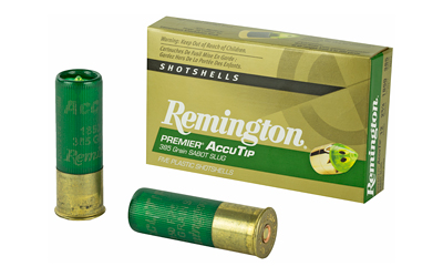 Remington Premier AccuTip Bonded Sabot Slug 12 ga 2 3/4" 385 gr Slug 1850 fps 5/ct