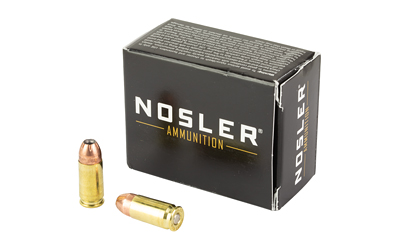 Nosler ASP Handgun Ammo 9mm Luger 115 gr JHP 1170 fps 20/ct