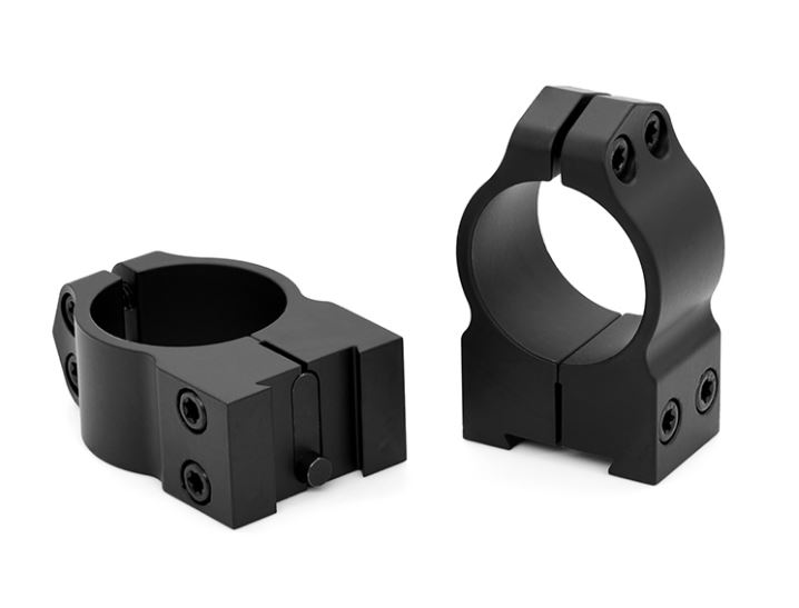Warne 2-Piece Maxima Fixed Scope Ringmounts with Grooved Receiver - Tikka 1" Medium Matte