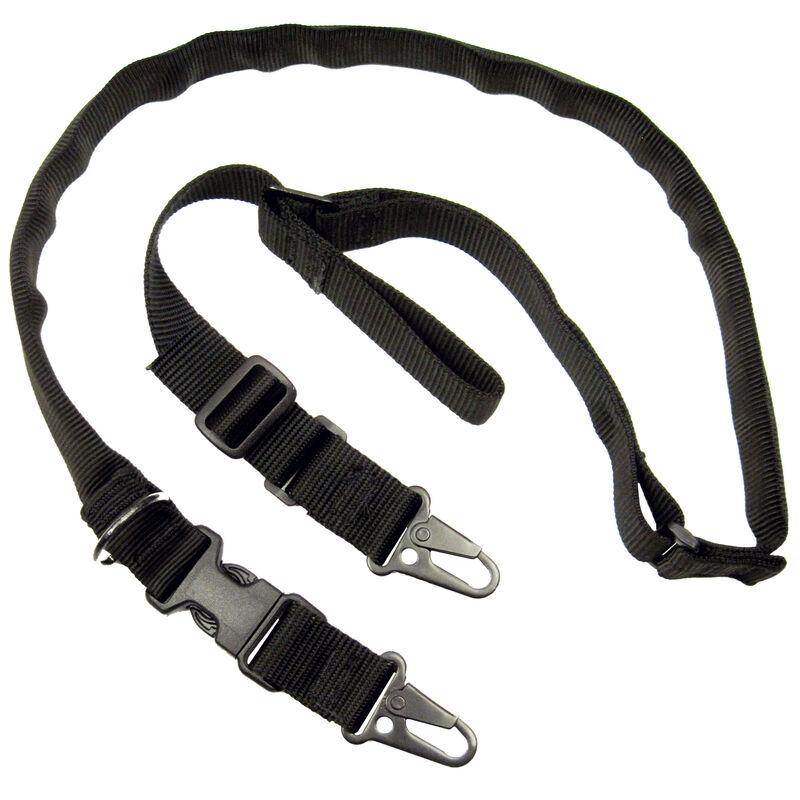 Military Products TacShield Warrior 2n1 Sling with HK Snap Hook 1.25" Black