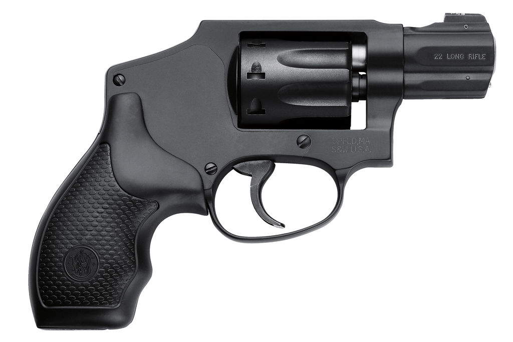 Smith & Wesson J-Frame Model 43 C Handgun .22 LR 8rd Capacity 1.875" Barrel Black No Lock