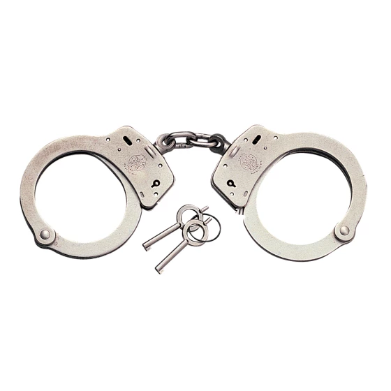 S&W 100 HANDCUFFS NICKEL