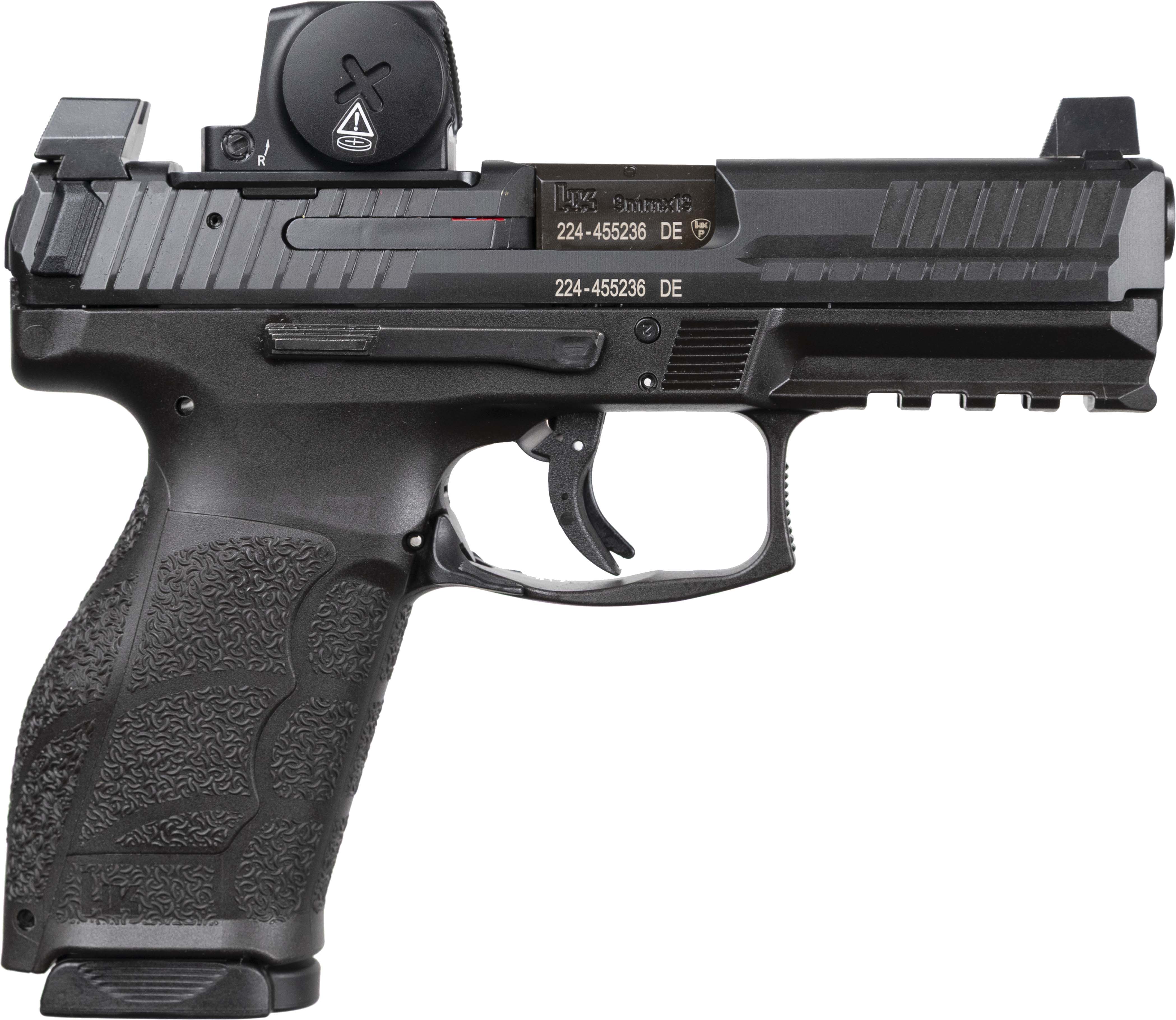 Heckler & Koch Inc. H&K VP9A1 X OE Handgun 9mm Luger 17rd (1) & 20rd (1) Magazines 4.09" Barrel Black with VTX CCW Enclosed