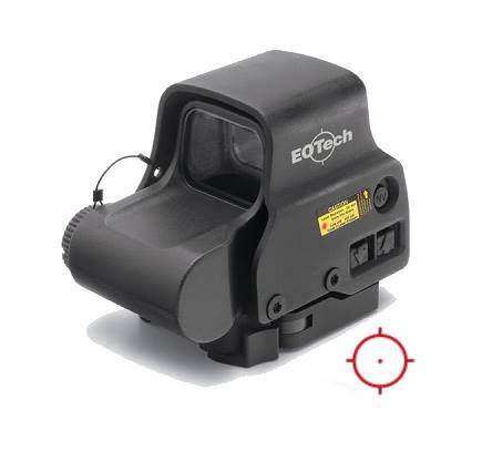 EOTech Model EXPS3 Weapon Sight - Night Vision Compatible 68 MOA Ring w/ 1 MOA Dot - Matte