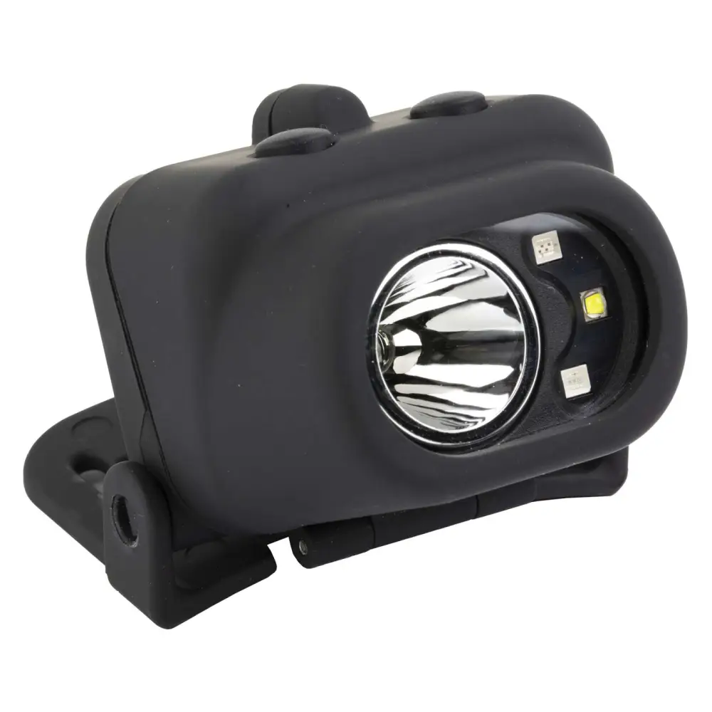 Bayco Products dba NightStick Nightstick Multi Function LED Headlamp White Spotlight White/Red/Green Floodlight Black
