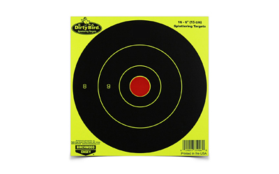 Birchwood Casey Dirty Bird Bull's-Eye Targets 6" Round 16/ct