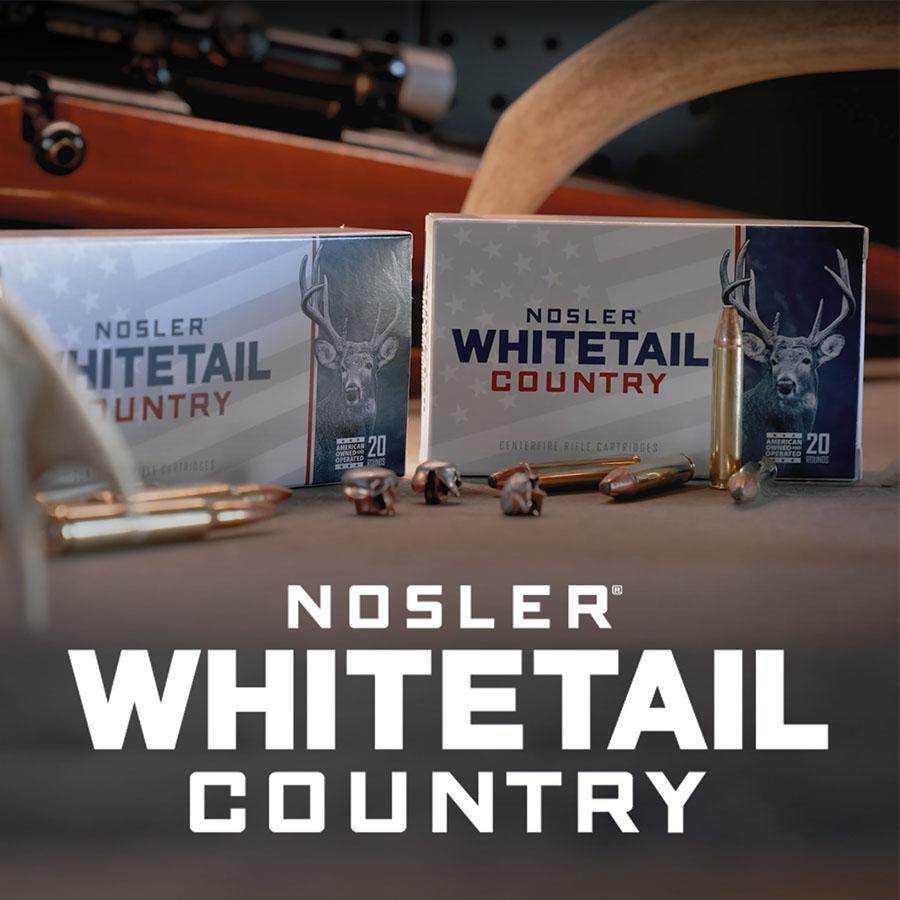 Nosler Whitetail Country Rifle Ammunition .270 Win 130gr SP 3060 fps 20/ct