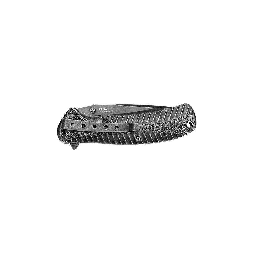 Kershaw Starter Folding Knife 3-2/5" Drop Point Blade Blackwash
