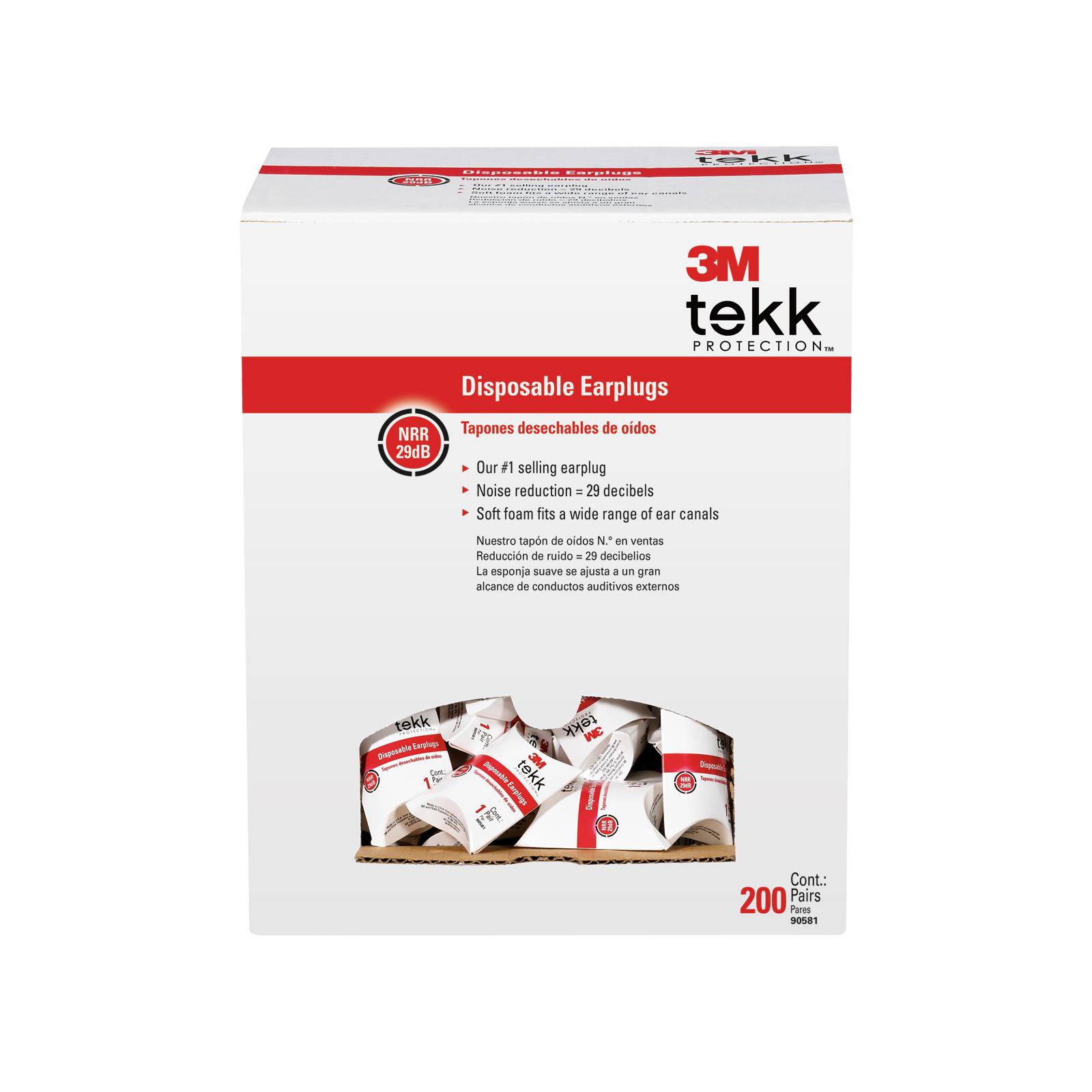 3M PELTOR Peltor E.A.R. Soft Foam Ear Plugs - 200pk