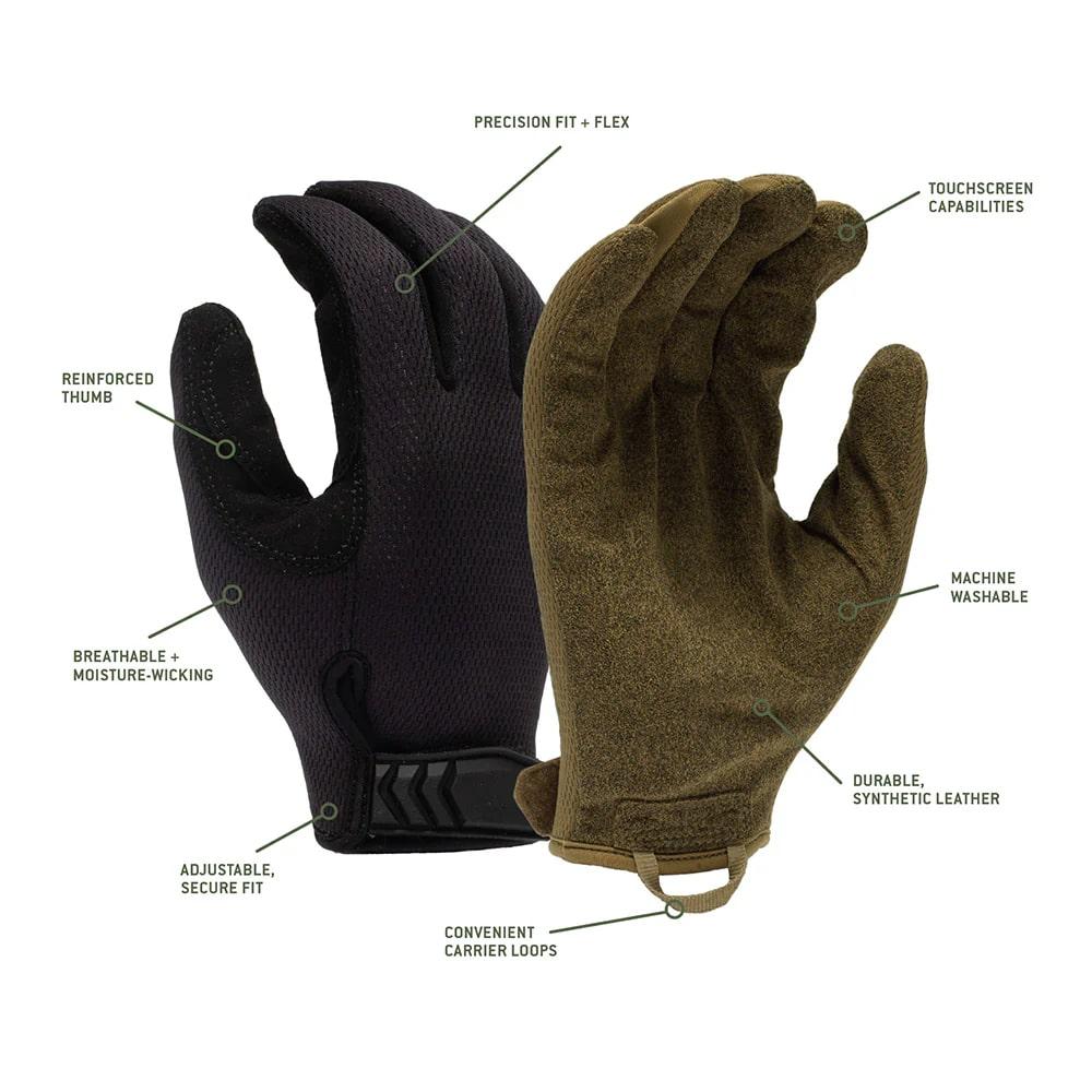 Pyramex Venture Gear Medium-Duty Adjustable Operator Gloves Black XL